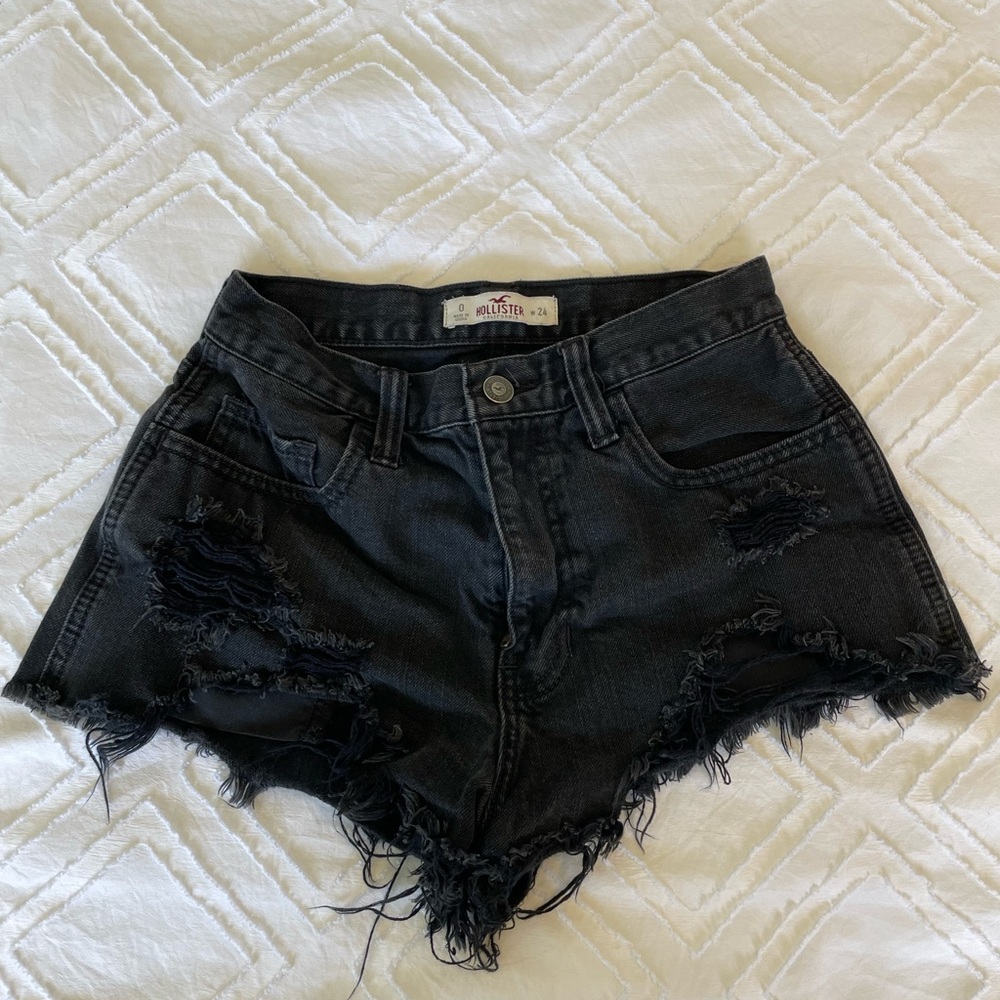 Hollister Distressed Mini Shorts